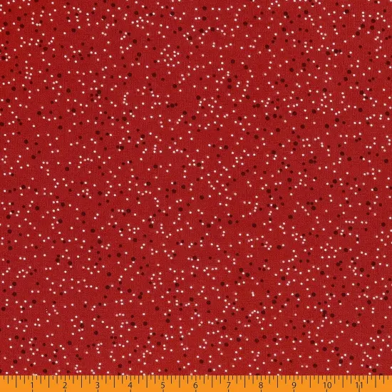 Mook Fabrics Dotted Cotton Fabric [108 in. Wide] - By The Yard Savvy Red {3}