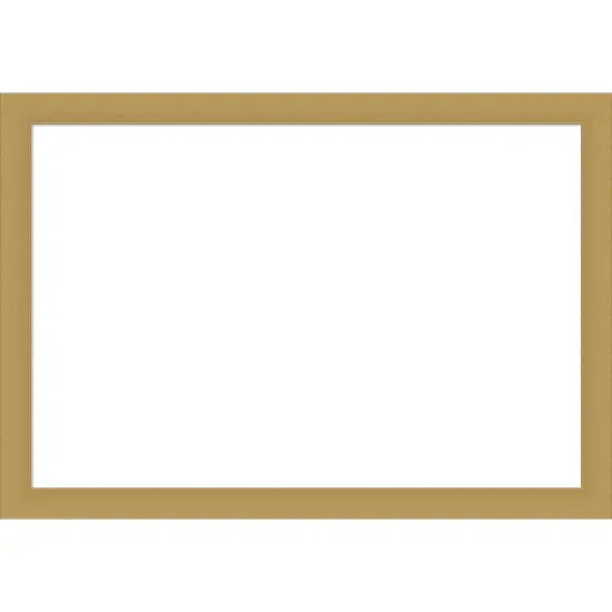 Grace Brushed Gold Framed Dry Erase Magnetic Board {1}