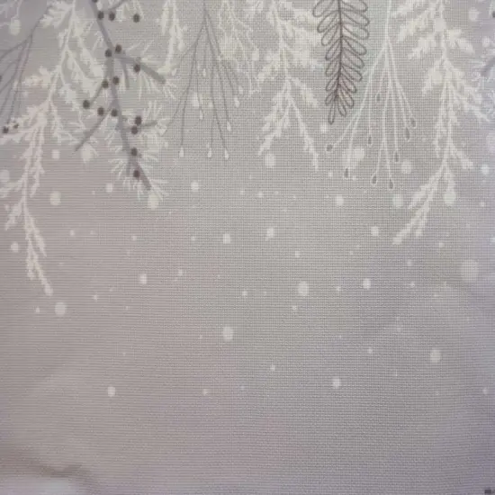 Snowy Pine Designer Printed AIDA Fabric. Canvas for embroidery with an applied backgroundKF-1180A {1}