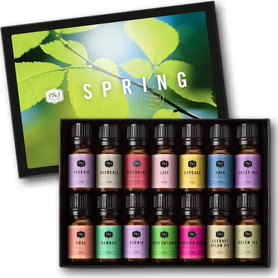 Trading Spring Set of 14 Fragrance Oils - Scents for Candle Making, Soap Making Supplies, Diffuser Oils {1}