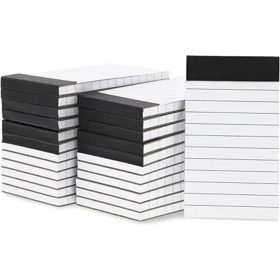 Mini To Do Notepads with Lined Paper (6.10" x 5.91" x 3.31", 24-Pack) Multicolor {1}