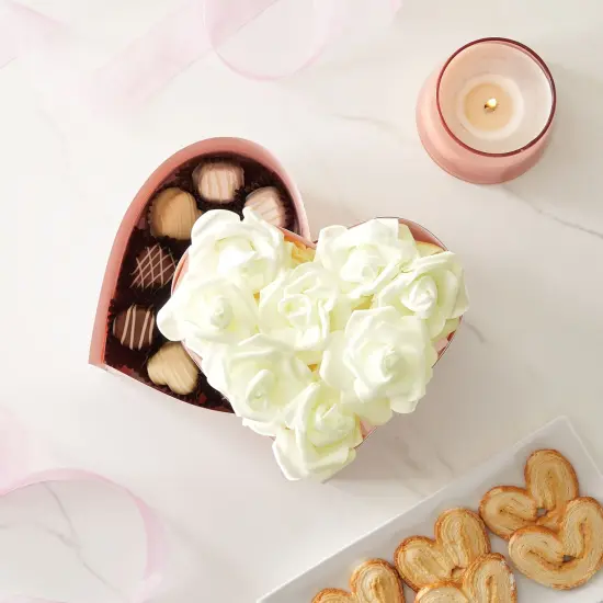 Juvale 100 Pack Ivory Artificial Flowers - 3 Inches, Fake Carnations for Wedding, Bridal Shower & Valentine's Day Decorations, Arts and Crafts {2}