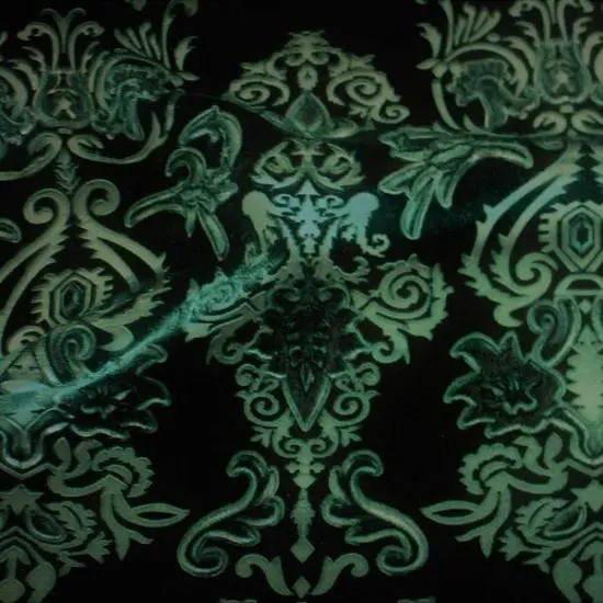 Embossed Stretch Velvet Fabric 4-Way Stretch, Soft for Costumes & Apparel Deepsea {2}