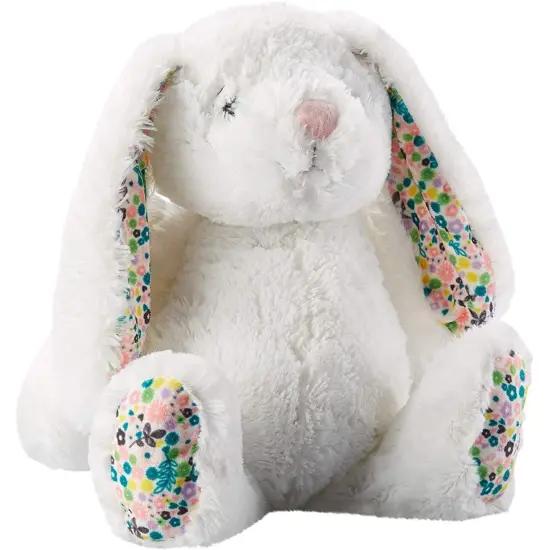 Stuffed Bunny with Floppy Ears, Plush Animal Rabbit Toy for Kids and Easter Gifts, 13 X 6 X 19 inches White {5}