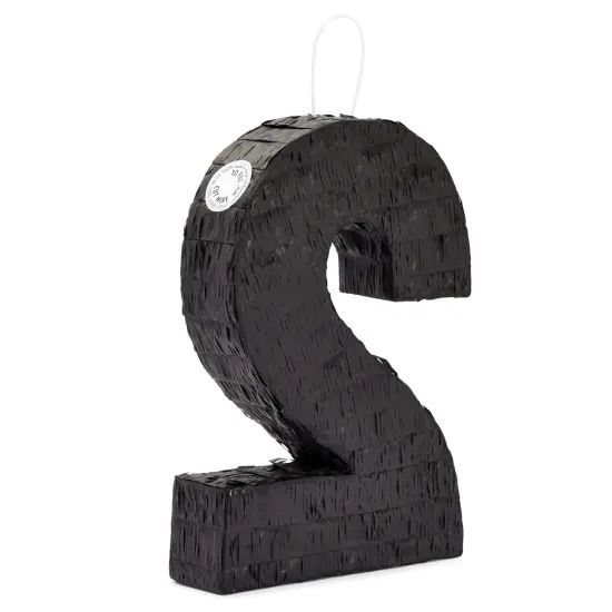 Number 2 Race Car Pinata for Two Fast Birthday Decorations, Party Supplies (Small, 11.85"L x 3"W x 16.5"H), For Ages 3+ Black {5}