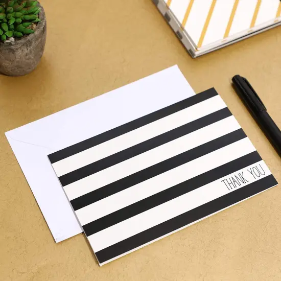 48 Pack Blank Thank You Cards with Envelopes, 4x6 Notecards for Birthday, Wedding, Graduation, 6 Designs {3}