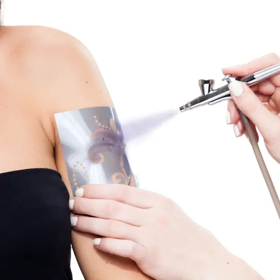 Purple Airbrush Temporary Tattoo Body Paint Makeup, 1 oz. {4}