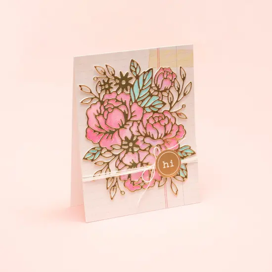 We R Revolution Dies-Card Front Floral {6}