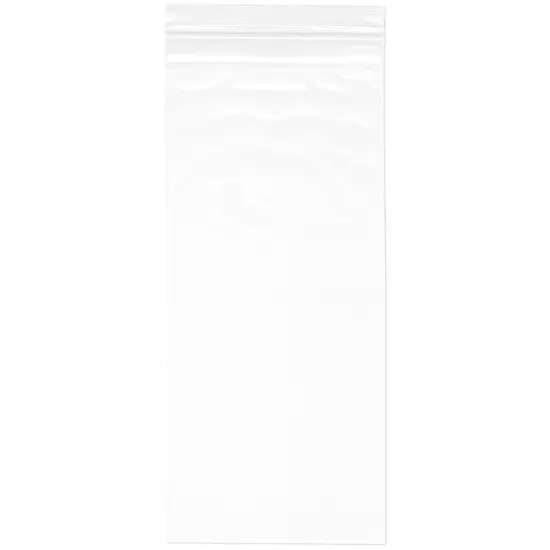 Plymor 6" x 14", 2 Mil Zipper Reclosable Plastic Bags {1}