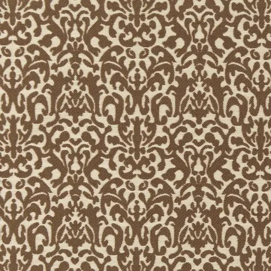 Coffee - Brown Damask Upholstery Fabric 54 Inches" {1}