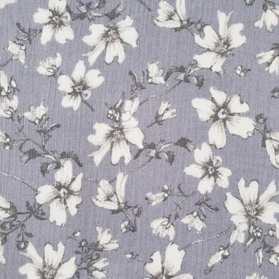 1 Yard Ash Gray Rayon Crinkle Fabric Lightweight Pleated Texture for Modern Dresses Elegant Blouses and Casual Skirts 50/52 Inch Width {2}