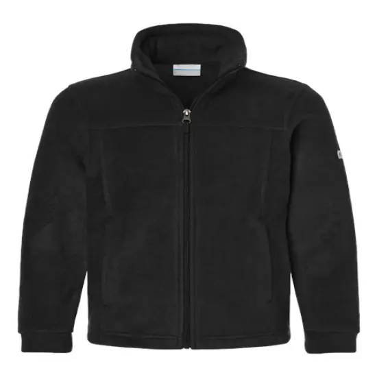 Columbia&reg; Youth Steens Mountain II Fleece Full Zip Jacket Black {1}