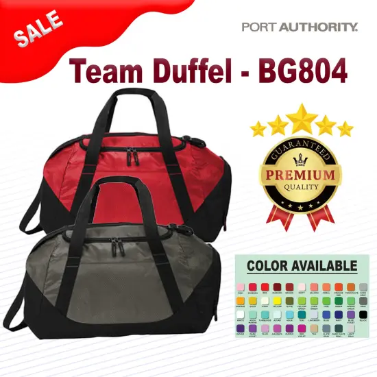 Port Authority &reg; Team Duffel Grey/ Black {2}