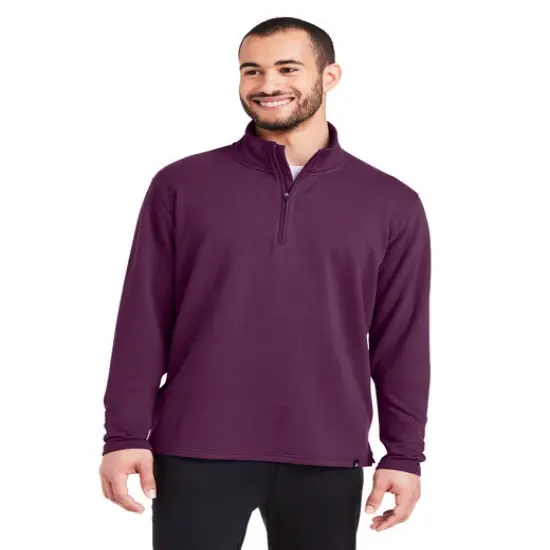 Glyder&reg; Men's Vertex Plush Quarter Zip MULBERRY {3}