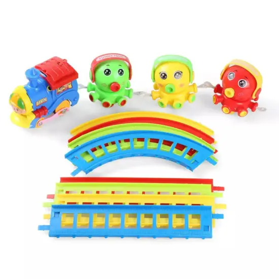 Kitcheniva Kids Toy Octopus Animal Friends Train Tracks Play Set With Music {2}
