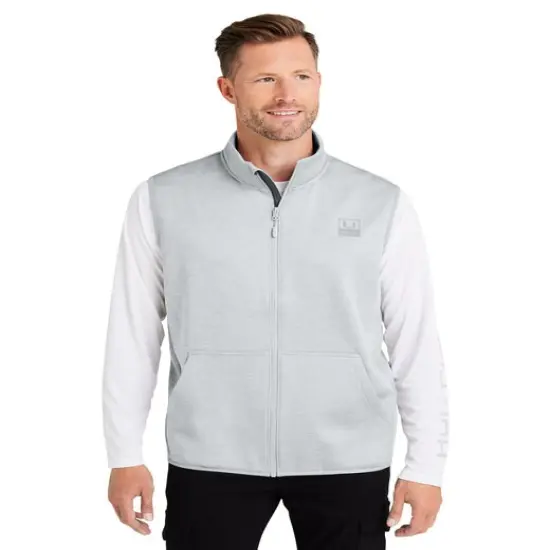 HUK&reg; Men's Cold Front Vest Nvl acadmy hthr {4}