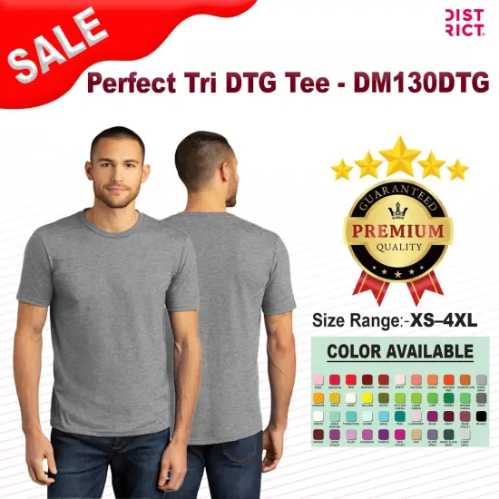 District&reg; Perfect Tri DTG Tee New Navy {2}