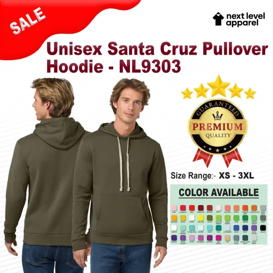 Next Level&reg; Unisex Santa Cruz Pullover Hoodie Desert pink {2}