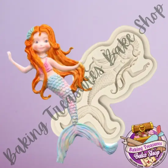 Mermaid Silicone Mold {2}