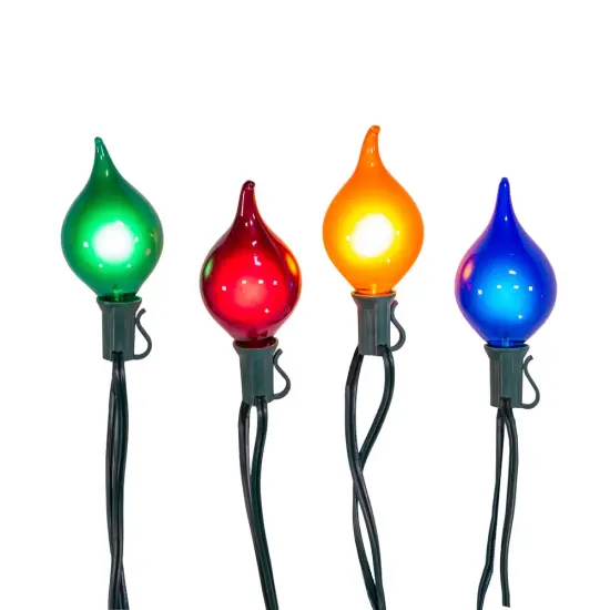 Kurt Adler UL 10-Light G45 Multicolor Teardrop Light Set {3}