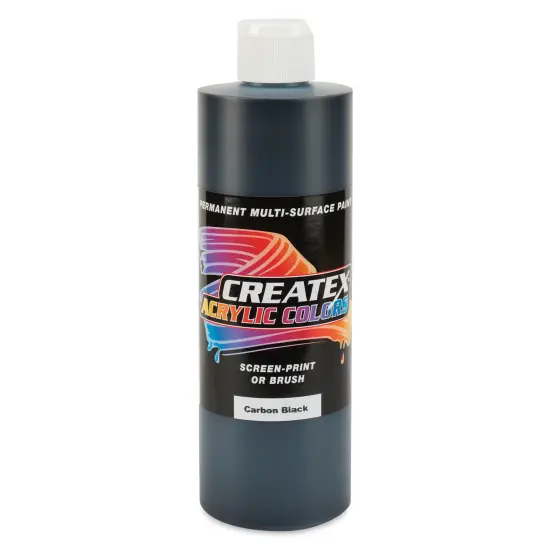 Createx Acrylics - Carbon Black, Pint {1}