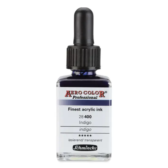 Schmincke Aero Color Professional Airbrush Color - 28 ml, Indigo {1}