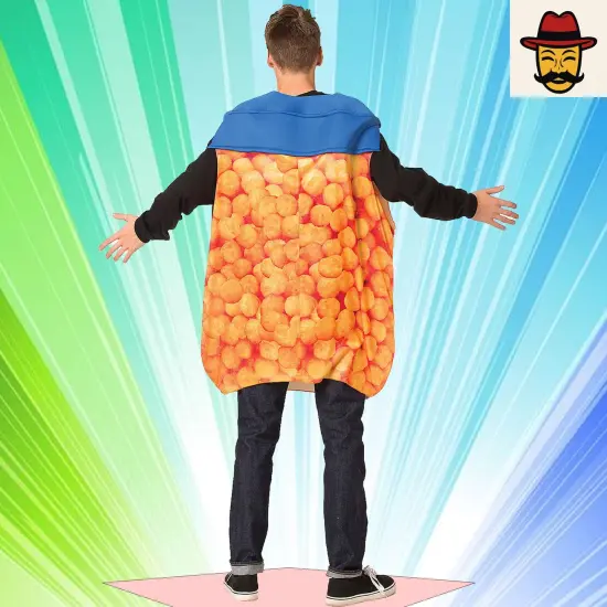 Funny Cheeseballs Adult Costume Snack Food Tunic for Halloween and Party Fun {6}