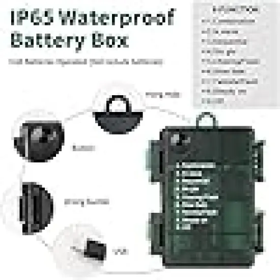 Battery Powered Waterproof String Lights for Indoor Outdoor Decoration {3}