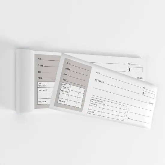 3x8 in Carbonless Receipt Books - 25 Transactions &ndash; 72 Books {3}