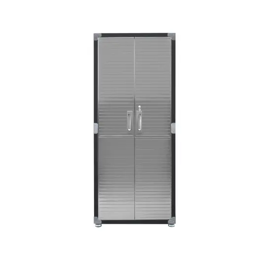 Seville Classics UltraHD Storage Cabinet, 30" W x 18" D x 72" H Graphite {2}