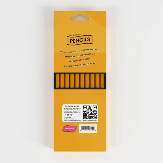 #2 HB Pencils Yellow &ndash; Pre-Sharpened &ndash; 10 Count &ndash; 80 Sets {4}