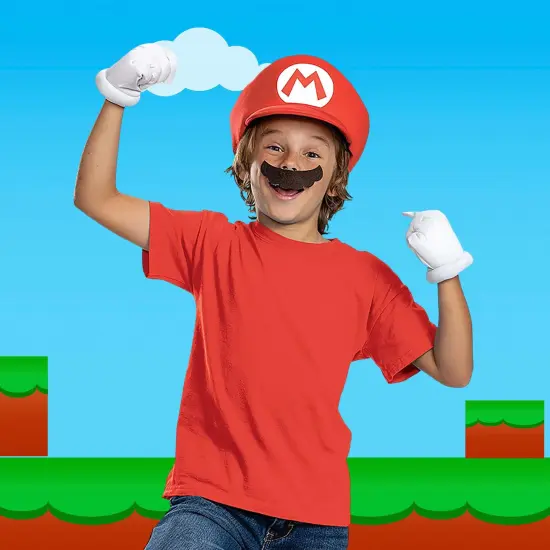 Super Mario Bros. Mario Child Costume Accessory Kit {5}
