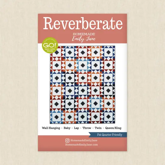 Reverberate Quilt (hej 104) | Homemade Emily Jane | Sewing Pattern {1}