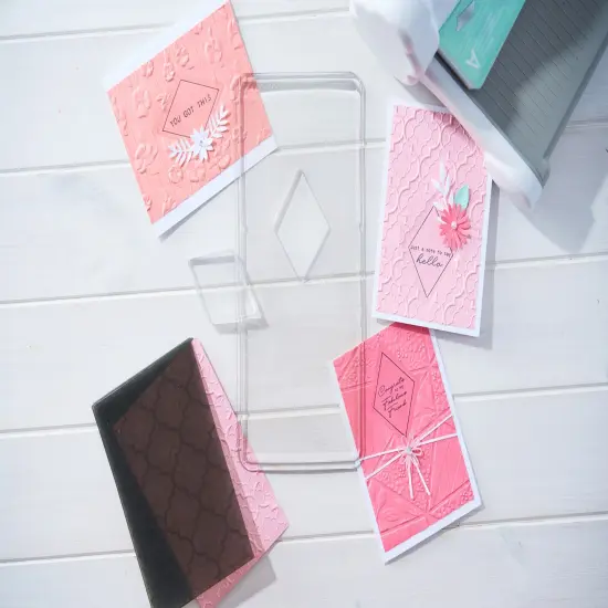 Sizzix Dimensional Diffuser Accessory By Stacey Park-Diamond Plate And Insert {4}