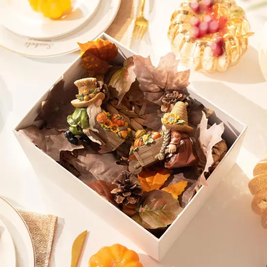 2 Pcs Fall Gnomes Decor for Table Indoor Outdoor(Brown) {5}