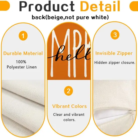 12x20 Inch Autumn Thanksgiving Lumar Outdoor Cushion Case Decoration {4}