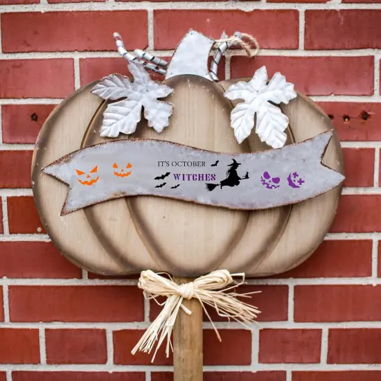 18pcs Halloween Stencils for Painting on Wood Reusable (Polyethylene Terephthalate) {4}