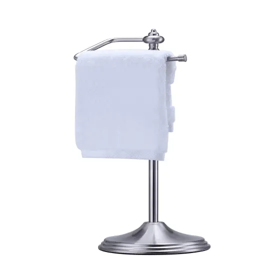 Heavy Weight Classic Decorative Metal Fingertip Towel Holder Stand {5}