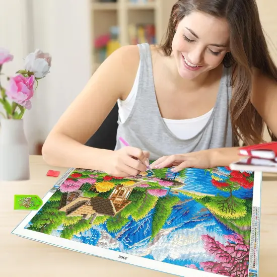 Mountain Large Landscape Diamond Art Painting Kits for Adults {3}