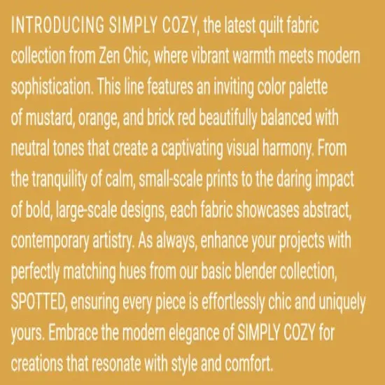 Simply Cozy 10" Square Pack (Layer Cake) by Zen Chic for Moda (1890LC) {3}