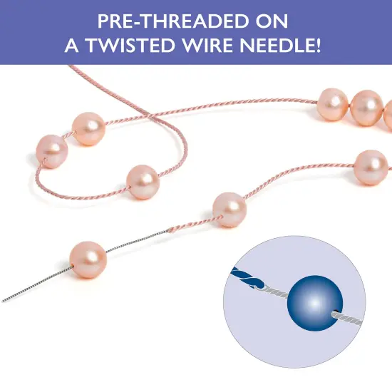 Size 16 Griffin Bead Cord 100% Natural Silk Yellow {3}