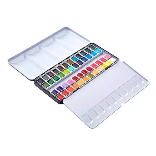 KINGART&reg; PRO Watercolor Half-Pans, 48 Colors {4}