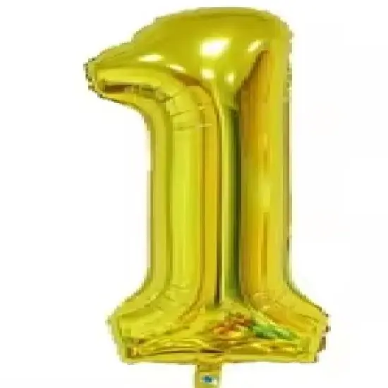 Golden Number Balloon Foil Balloon F07M1-78-1 {1}