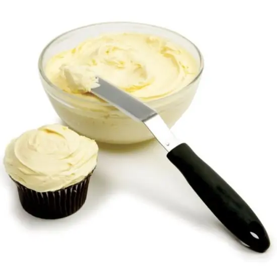 Norpro Grip-EZ Offset Cupcake Icing Spatula with Silicone Wrapped Stainless Steel Blade {5}