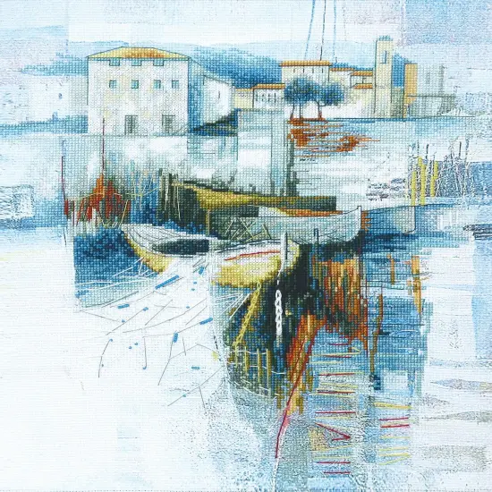 Partial embroidery kit "Mooring" {1}