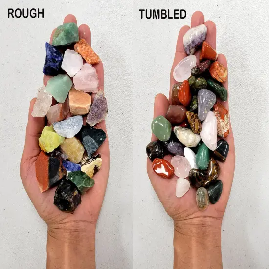 Rough & Tumbled Crystal Confetti Mix - 1/2 inch to 1 inch. {1}
