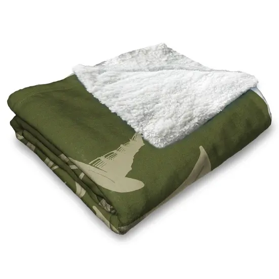 Universal Wicked Silk Touch Sherpa Throw Blanket Say Wicked {4}