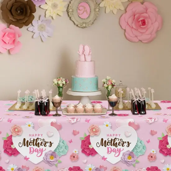 Happy Mother's Day Tablecloth 3Pcs {2}