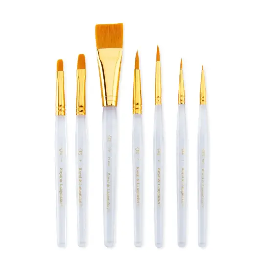RSET-9170 | 7pc Golden Taklon Variety Brush Set {2}