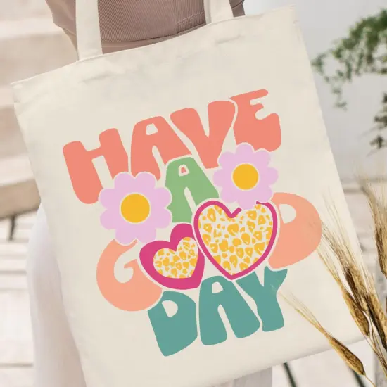 Canvas Tote Bag for Women with Zipper Pocket Aesthetic Cloth Cotton Totes Reusable Grocery Bags Shoulder Book Bags Gifts {6}